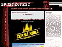 Tablet Screenshot of brnenecfest.cz